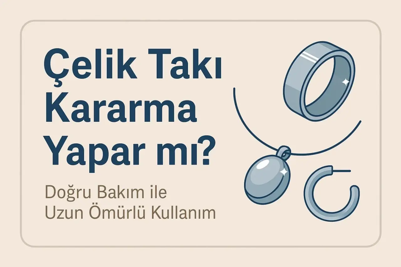 Çelik Takı Kararma Yapar mı? - Doğru Bakım ile Uzun Ömürlü Kullanım Rehberi
