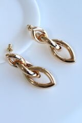 Premium Seri 3'lü Yaprak Model İğneli Kararmaz Kadın Küpe