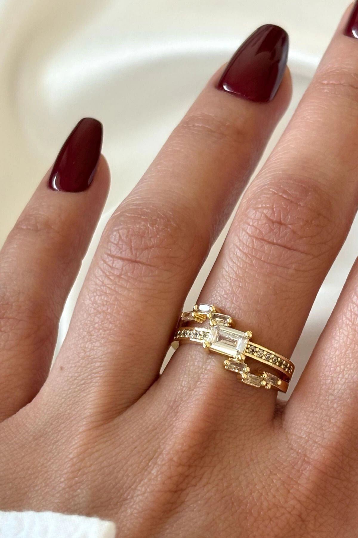 Premium Seri Shiny Tasarım Ayarlanabilir Kadın Yüzük