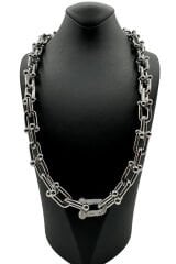 Yeni Sezon Vip Ithal Seri Ünlü Model Zirkon Taş Detaylı 48 Cm Şık Kadın Tiff Model Tasarım Kolye