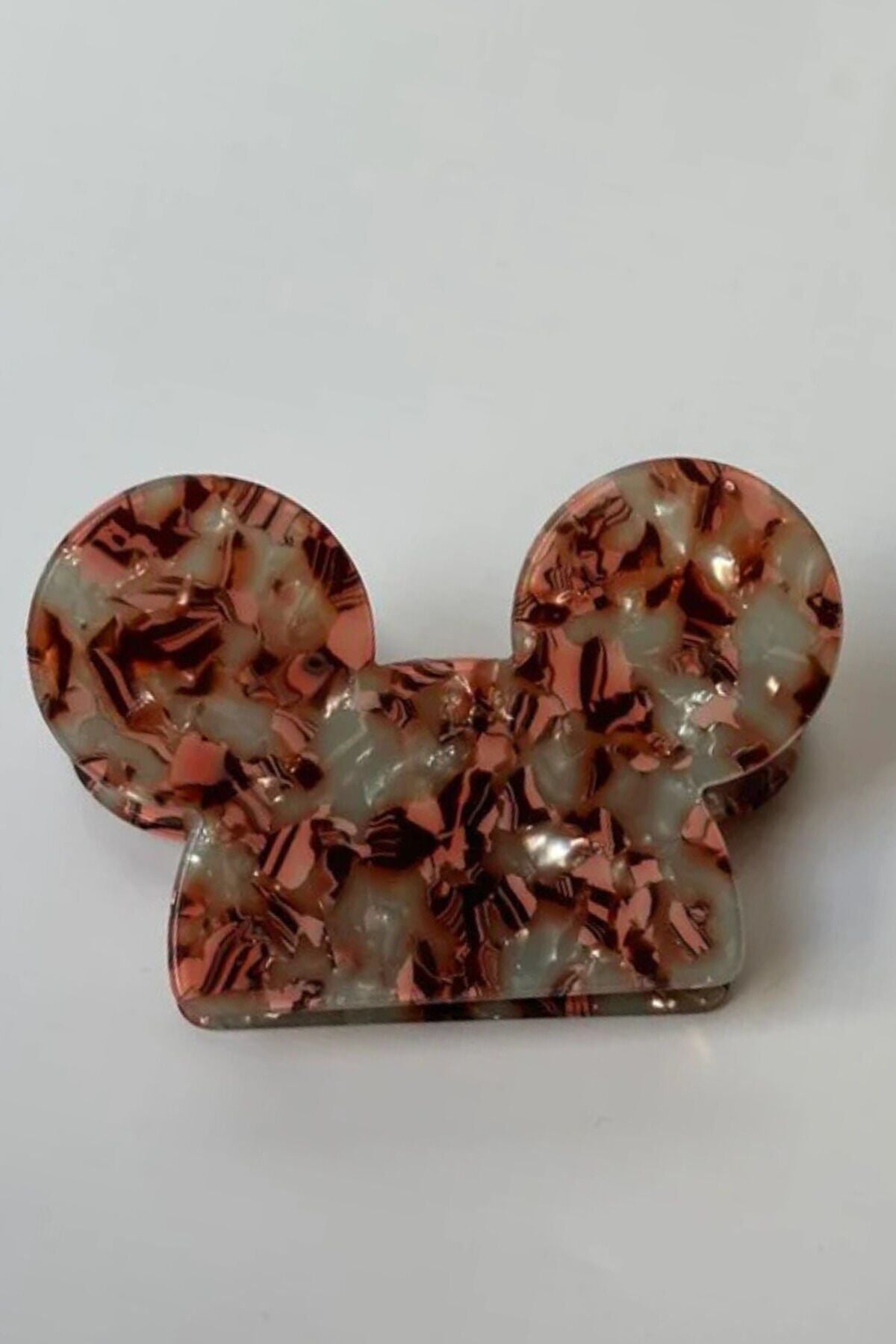 Mickey Mouse Tasarım Çocuk Tokası Çok Renkli Somon