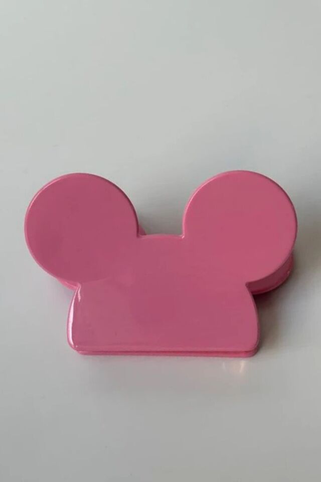 Mickey Mouse Tasarım Çocuk Tokası Pembe