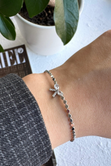 Yeni Sezon Ezme Zincirli Fiyonk Model Renk Atmaz Kararmaz Garantili Kadın Çelik Bileklik