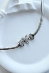 İthal Seri Y Harfi Balık Sırtı Zincirli Kadın Çelik Bileklik Kararmaz Renk Atmaz