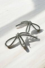 Premium Seri İthal Zirkon Taş Kaplama Büyük Fiyonk Model Kararmayan Şık Tasarım Kadın Küpe