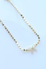 Yeni Sezon Ezme Zincirli Fiyonk Model Renk Atmaz Kararmaz Garantili Kadın Çelik Bileklik