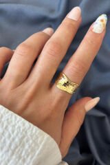 Yeni Sezon Tide Tasarım Ayarlanabilir Kadın Yüzük