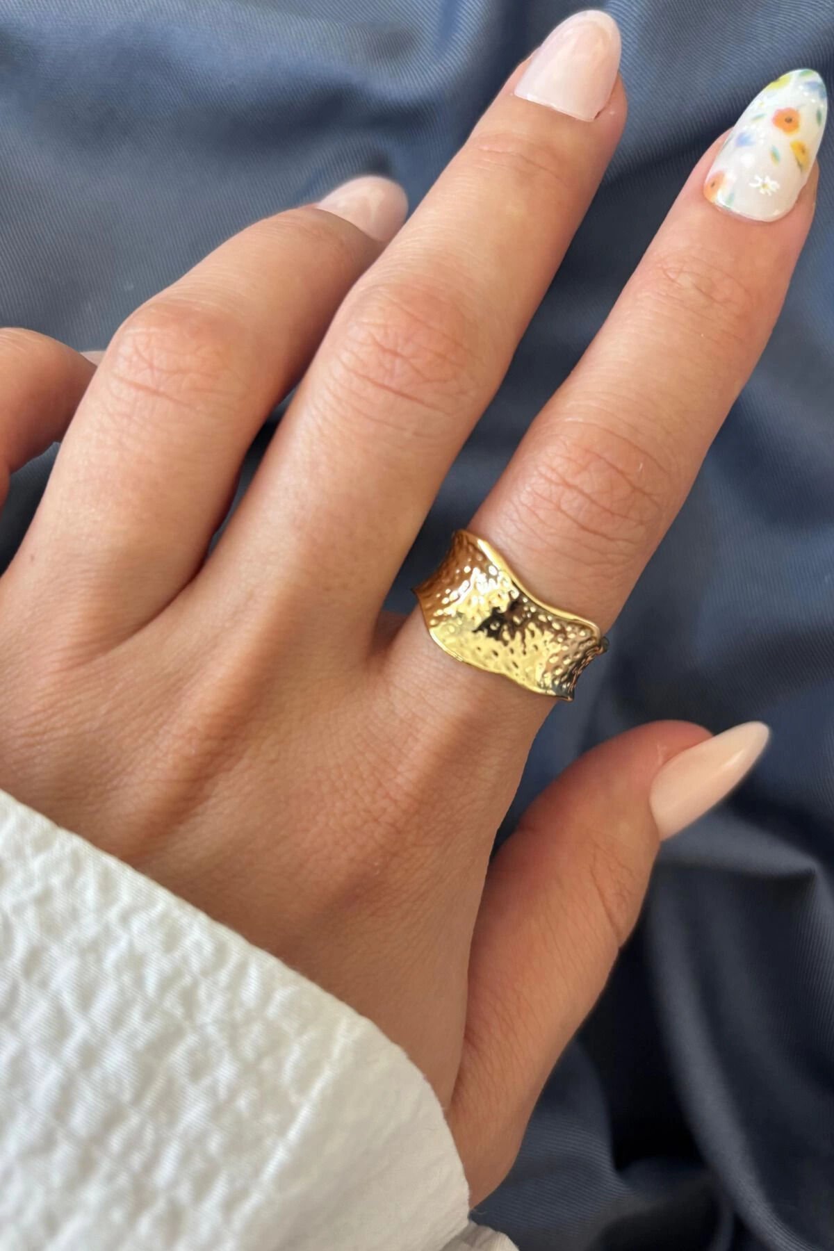 Yeni Sezon Tide Tasarım Ayarlanabilir Kadın Yüzük