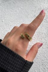 Yeni Sezon Moon Phases Tasarım Ayarlanabilir Kadın Yüzük