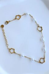 İncili Yonca Model Kadın Çelik Halhal