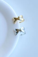 Çapraz Görünüm Kadın Sıkıştırmalı Earcuff Kıkırdak Küpe