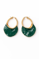 Zarif Çanta Tasarım Sallantılı Kadın Çelik Küpe