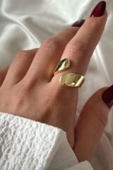 Premium Seri Dream Model Sarmal Tasarım Üstten Ayarlanabilir Kadın Çelik Yüzük