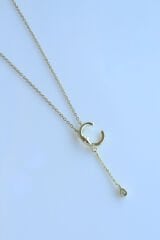 Uzak Şehir C Harfli Çelik Alya Kolye Kararmaz Renk Atmaz