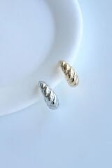 Burgu Tasarım Sıkıştırmalı Earcuff Kıkırdak Küpe