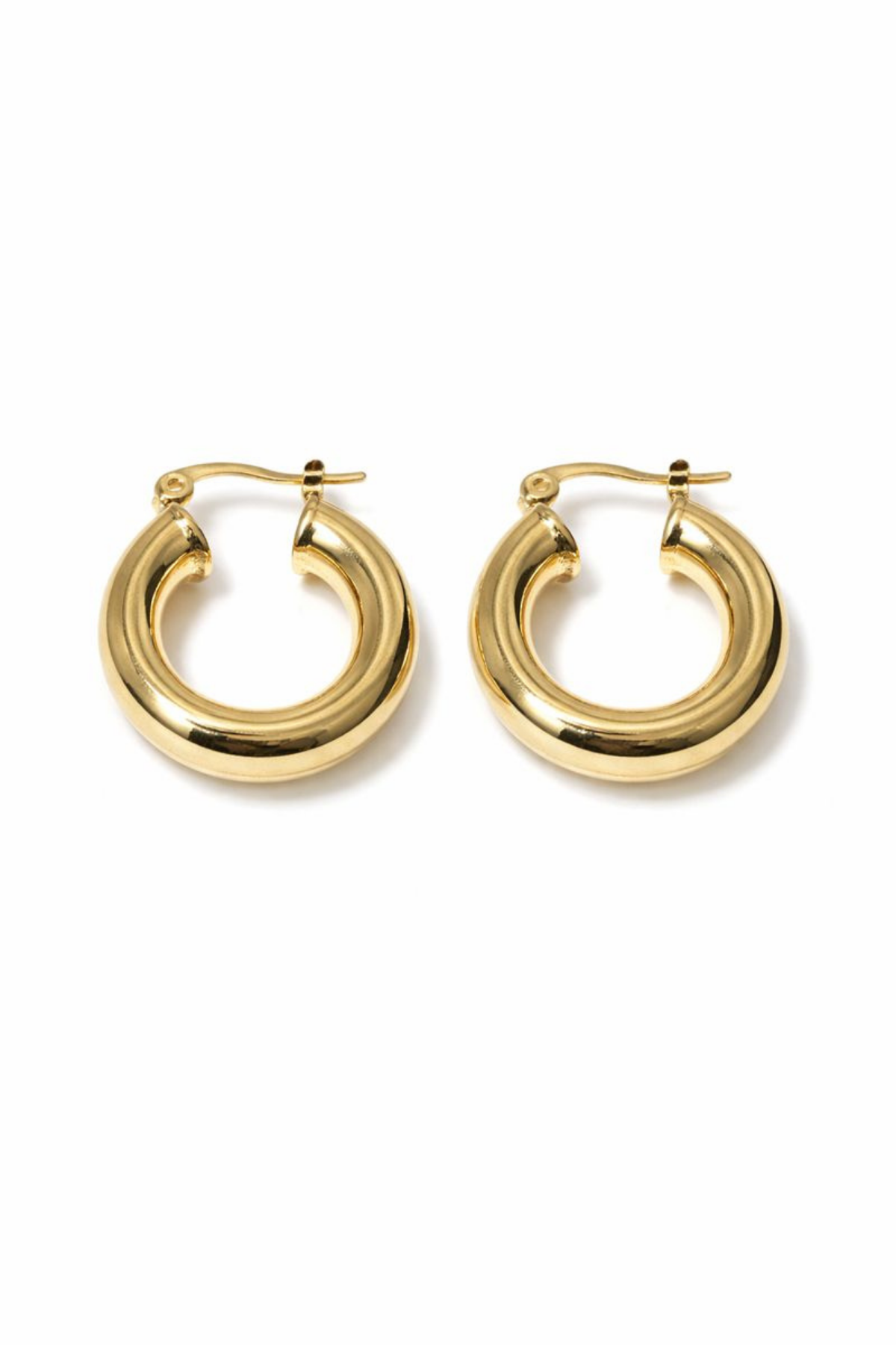 Yeni Sezon Klasik Halka Model Kadın Küpe Gold