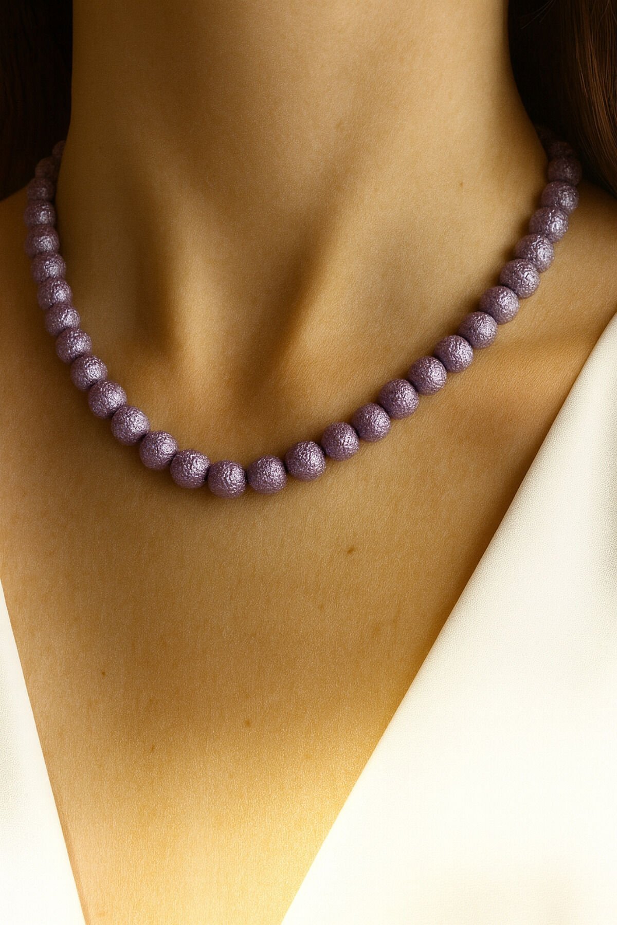 İnci Toplu Renkli Kadın Bijuteri Kolye