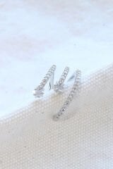 Çoklu Görünüm Zirkon Taşlı Model Earcuff Kıkırdak Küpe