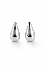 Premium Seri Cilalı Damla Model Kadın Çelik Küpe