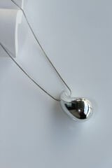 Yeni Sezon Damla Model Kararma Yapmaz Kadın Çelik Kolye