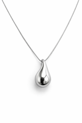 Yeni Sezon Damla Model Kararma Yapmaz Kadın Çelik Kolye