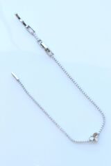 V.İ.P Seri Full Taşlı Su Yolu Kalp Model Renk Atmaz Kararmaz Garantili Kadın Çelik Bileklik