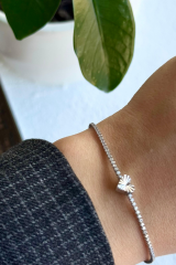 V.İ.P Seri Full Taşlı Su Yolu Kalp Model Renk Atmaz Kararmaz Garantili Kadın Çelik Bileklik