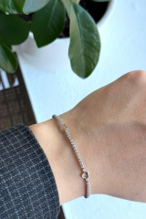 V.İ.P Seri Full Taşlı Su Yolu Çoklu İçi Boş Kalp Renk Atmaz Kararmaz Garantili Kadın Çelik Bileklik