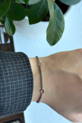 V.İ.P Seri Full Taşlı Su Yolu Çoklu İçi Boş Kalp Renk Atmaz Kararmaz Garantili Kadın Çelik Bileklik