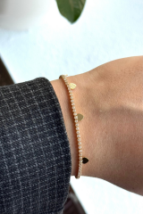 V.İ.P Seri Full Taşlı Su Yolu Çoklu Metal Kalp Renk Atmaz Kararmaz Garantili Kadın Çelik Bileklik