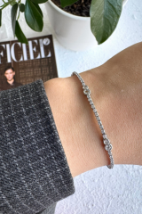 V.i.p Seri Full Taşlı Su Yolu Çoklu Damla Model Renk Atmaz Kararmaz Garantili Kadın Çelik Bileklik