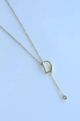 Uzak Şehir D Harfli Çelik Alya Kolye Kararmaz Renk Atmaz