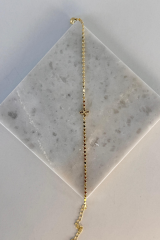 V.İ.P Seri Ezme Zincirli Yonca Çiçek Model Renk Atmaz Kararmaz Garantili Kadın Çelik Bileklik