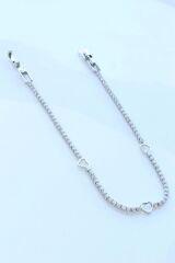 V.İ.P Seri Full Taşlı Su Yolu Çoklu İçi Boş Kalp Renk Atmaz Kararmaz Garantili Kadın Çelik Bileklik