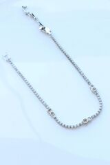 V.i.p Seri Full Taşlı Su Yolu Çoklu Damla Model Renk Atmaz Kararmaz Garantili Kadın Çelik Bileklik