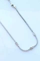 V.i.p Seri Full Taşlı Su Yolu Çoklu Damla Model Renk Atmaz Kararmaz Garantili Kadın Çelik Bileklik