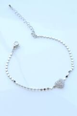 V.İ.P Seri Ezme Zincirli Full Taşlı Kalp Model Renk Atmaz Kararmaz Garantili Kadın Çelik Bileklik