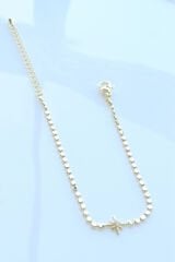 Yeni Sezon Ezme Zincirli Kuzey Yıldızı Model Renk Atmaz Kararmaz Garantili Kadın Çelik Bileklik