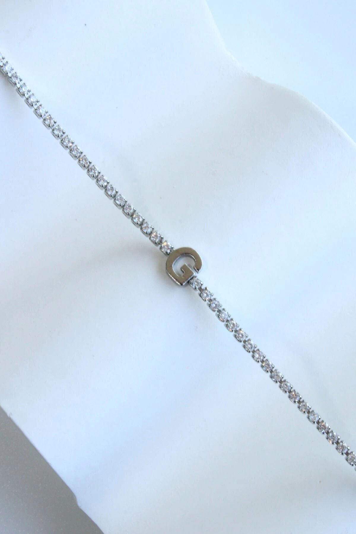 İthal Seri G Harfi Su Yolu Kadın Çelik Bileklik Kararmaz Renk Atmaz