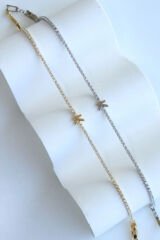 İthal Seri K Harfi Su Yolu Kadın Çelik Bileklik Kararmaz Renk Atmaz