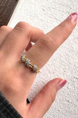 V.I.P Çift Renk Seri Modern Bamboo Tasarım Crt Marka Model Ayarlanabilir Çelik Yüzük