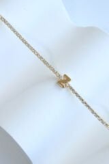 İthal Seri Z Harfi Su Yolu Kadın Çelik Bileklik Kararmaz Renk Atmaz