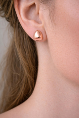 Premium Seri Xuping Metal Piramit Tasarım Kararmaz Renk Atmaz Kadın Çelik Küpe