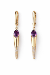 VİP Xuping Opal Damla Taşlı Tasarım Kararmaz Renk Atmaz Kadın Çelik Küpe