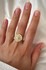 Yeni Sezon Starwars Plaka Kutup Yıldızı Tasarım Ayarlanabilir Kadın Yüzük