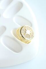 Yeni Sezon Starwars Plaka Kutup Yıldızı Tasarım Ayarlanabilir Kadın Yüzük