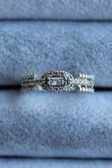 Baget Zirkon Taşlı Vintage Ünlü Model Ayarlanabilir Kadın Yüzük