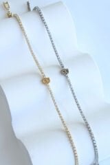 İthal Seri B Harfi Su Yolu Kadın Çelik Bileklik Kararmaz Renk Atmaz