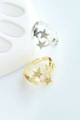 Yeni Sezon Luciddream Çoklu Yeni Yıldız Tasarım Ayarlanabilir Kadın Yüzük