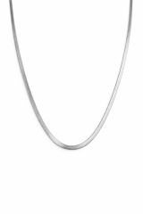 Premium Seri Çelik İtalyan Zincir 45 Cm Kolye